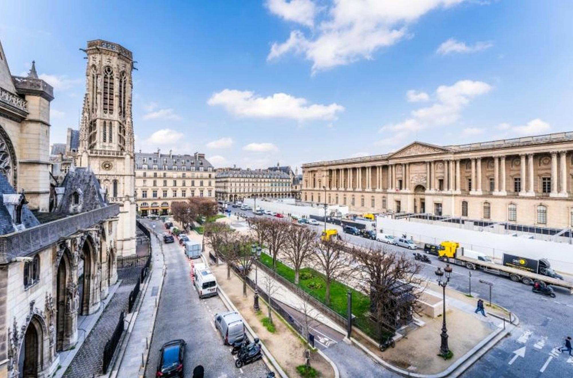 Reception Apartment With Stunning Views Paris Exteriör bild